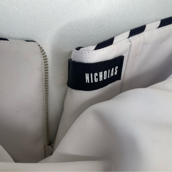 Nicholas Positano Striped Strapless Midi Dress - Picture 2 of 9